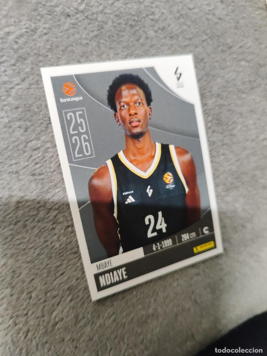 Coleccionismo deportivo: 229 MBAYE NDIAYE EUROLEAGUE 2025 2026 LDLC ASVEL VILLEURBANNE PANINI EUROLIGA 25 26 BALONCESTO