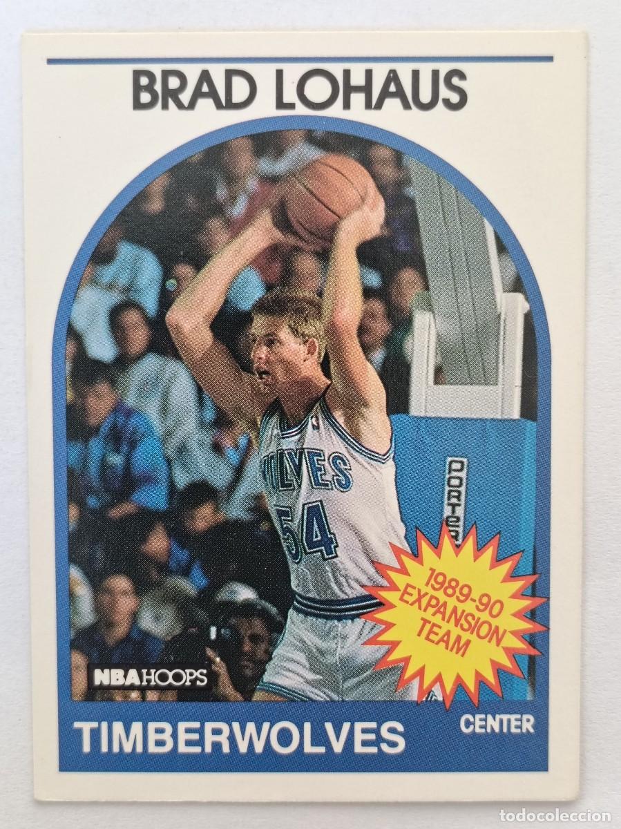 Coleccionismo deportivo: #332 BRAD LOHAUS (MINNESOTA TIMBERWOLVES) CARD 89/90 NBA HOOPS