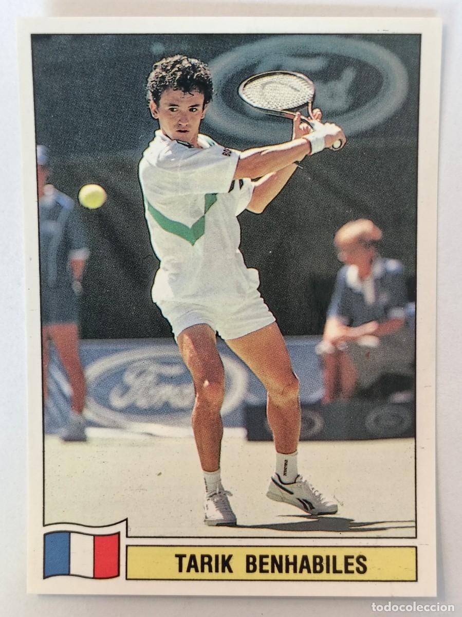 Colecionismo desportivo: #47 TARIK BENHABILES (FRANCIA) TENNIS ATP TOUR PANINI