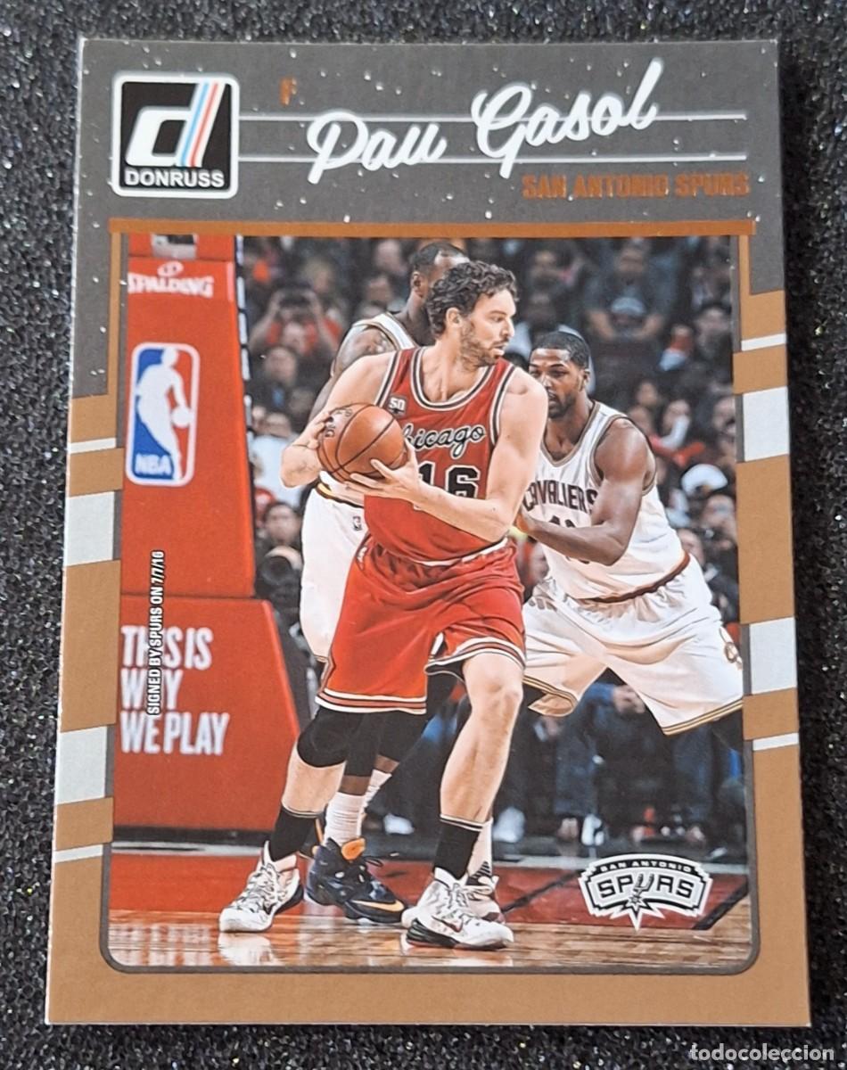 Coleccionismo deportivo: Pau Gasol San Antonio Spurs Panini Donruss Basketball