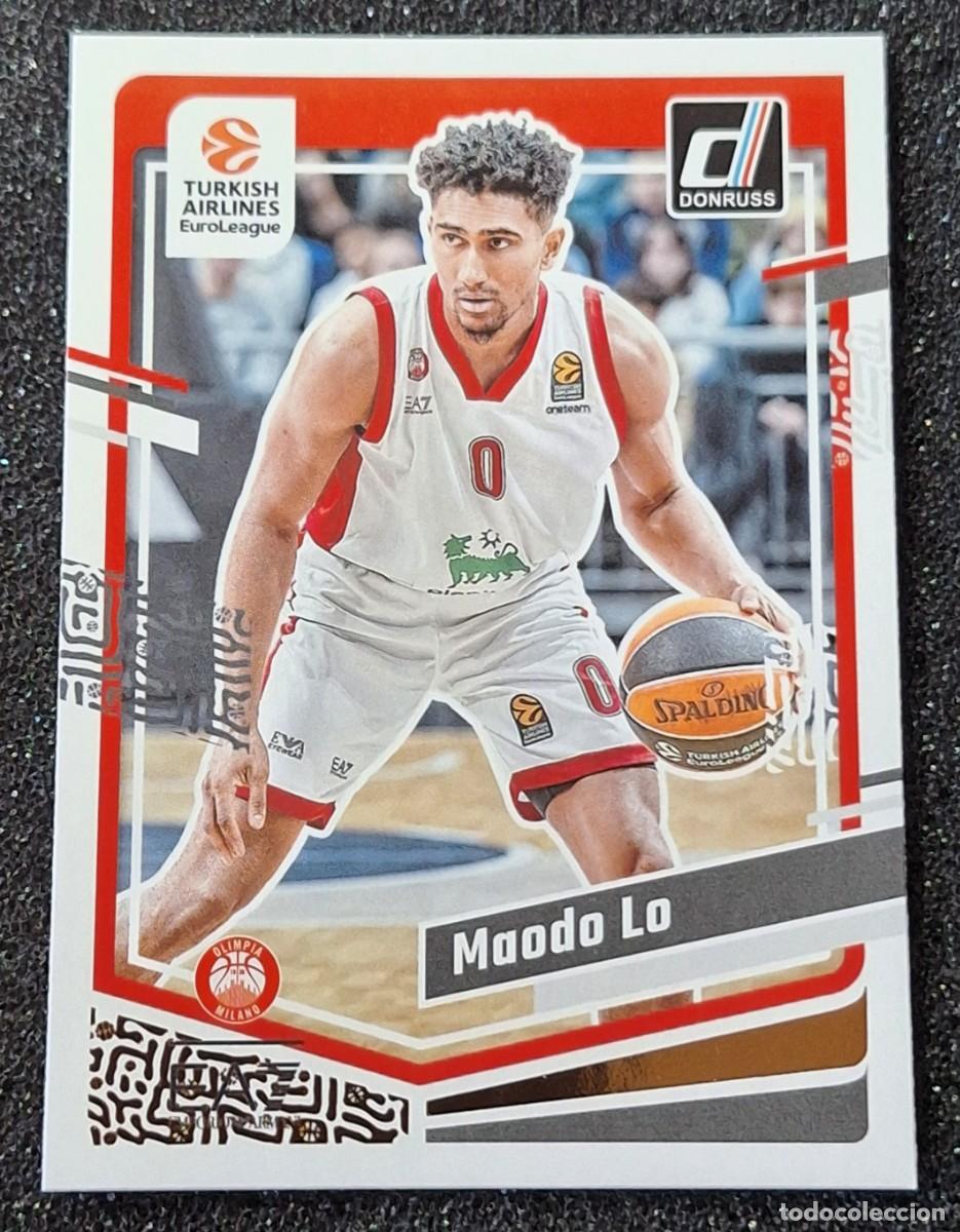 Coleccionismo deportivo: Maodo Lo Armani Milan Panini Donruss Basketball Euroliga