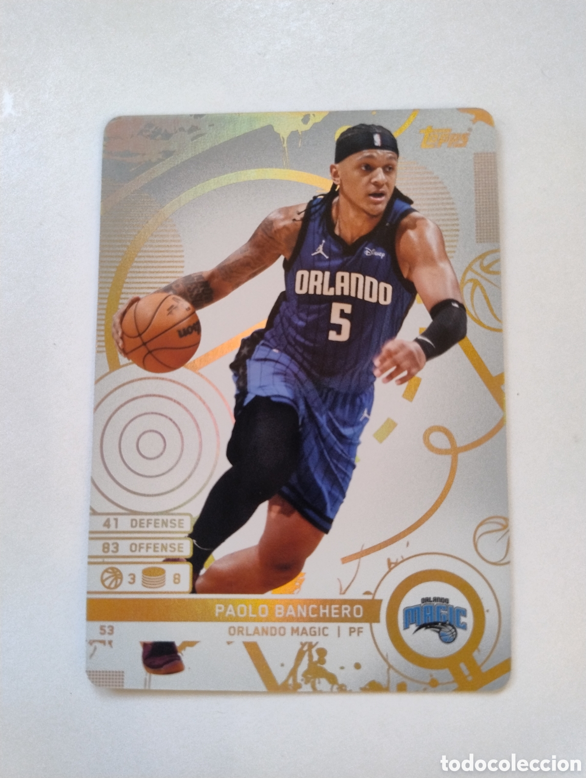 Coleccionismo deportivo: 53 - Paolo Banchero - Orlando Magic - Topps Match Attax NBA 2025 - 2026