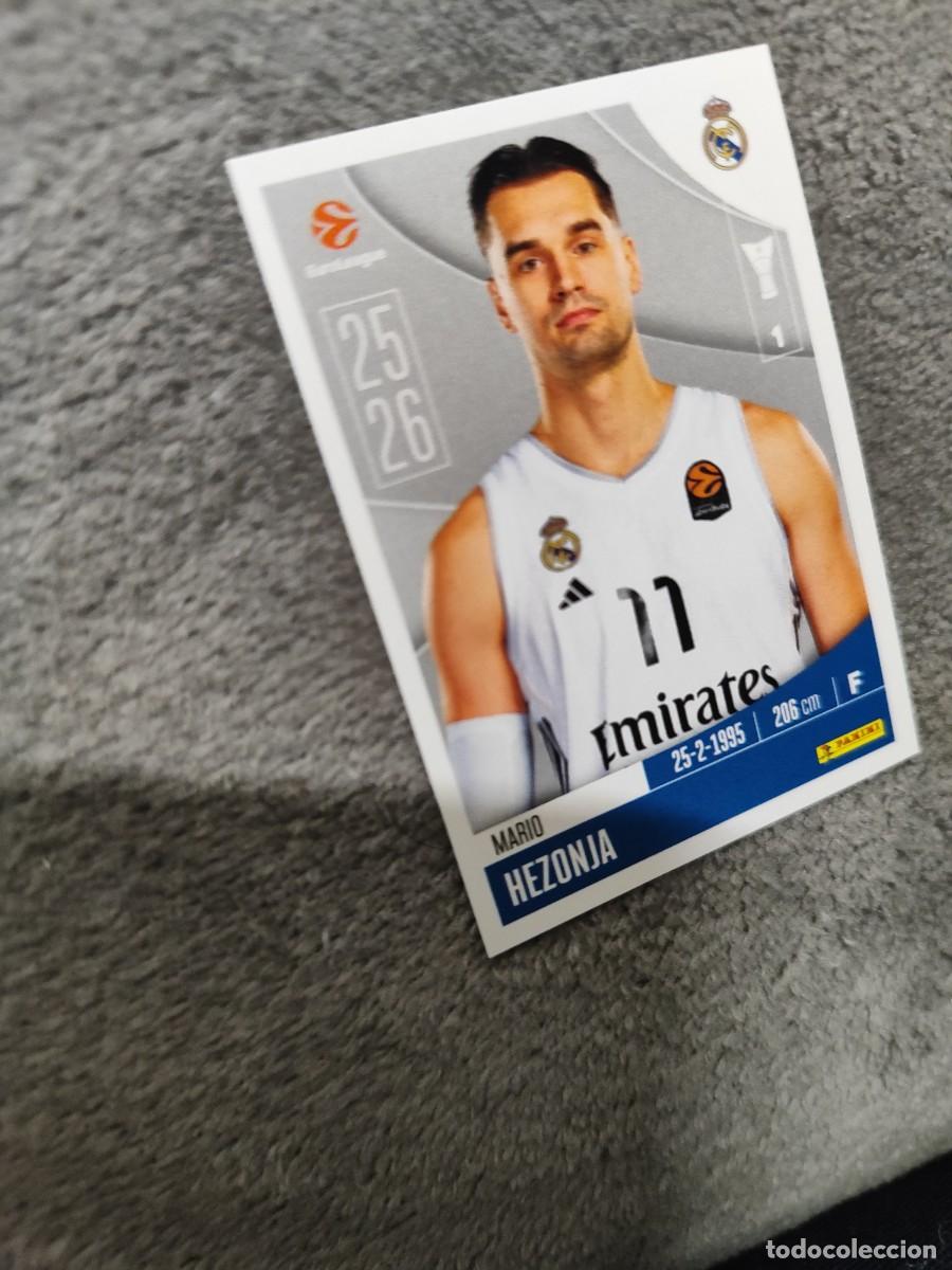 Coleccionismo deportivo: 326 MARIO HEZONJA EUROLEAGUE 2025 2026 REAL MADRID PANINI EUROLIGA 25 26 BALONCESTO