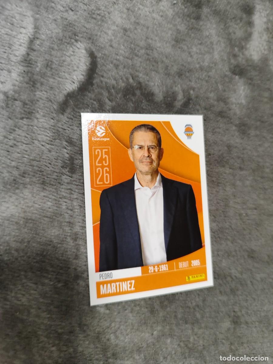Collectionnisme sportif: 334 PEDRO MARTINEZ EUROLEAGUE 2025 2026 VALENCIA BASKET PANINI EUROLIGA 25 26 BALONCESTO