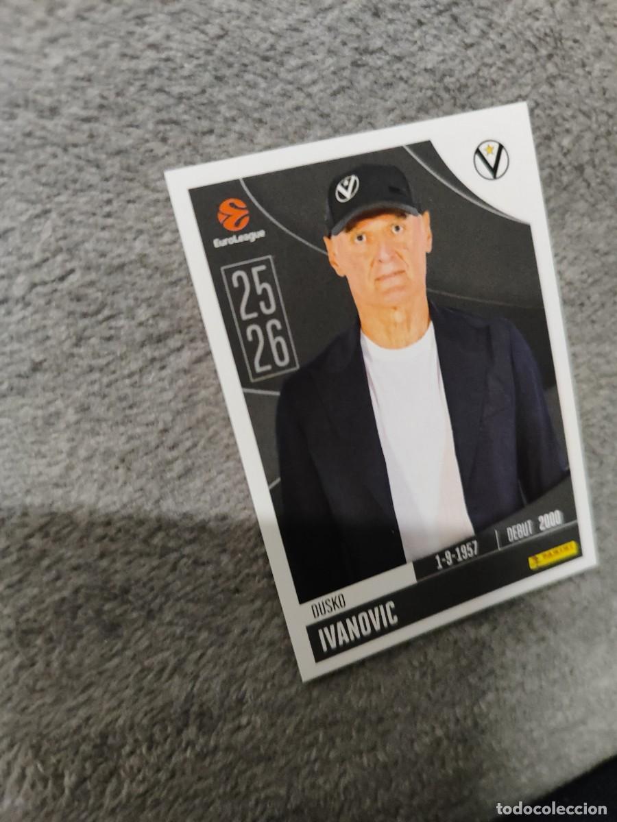 Sports collectibles: 351 DUSKO IVANOVIC EUROLEAGUE 2025 2026 VIRTUS BOLOGNA PANINI EUROLIGA 25 26 BALONCESTO