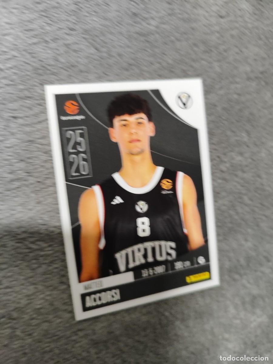 Coleccionismo deportivo: 355 MATTEO ACCORSI EUROLEAGUE 2025 2026 VIRTUS BOLOGNA PANINI EUROLIGA 25 26 BALONCESTO