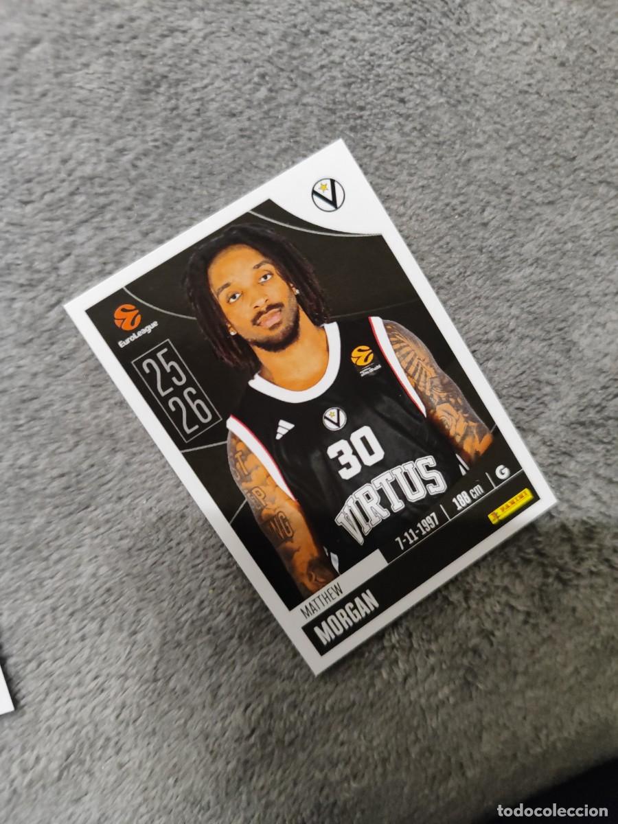 Coleccionismo deportivo: 358 MATTHEW MORGAN EUROLEAGUE 2025 2026 VIRTUS BOLOGNA PANINI EUROLIGA 25 26 BALONCESTO