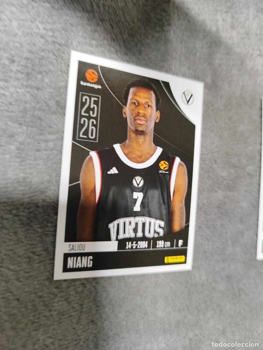 Colecionismo desportivo: 359 SALIOU NIANG EUROLEAGUE 2025 2026 VIRTUS BOLOGNA PANINI EUROLIGA 25 26 BALONCESTO