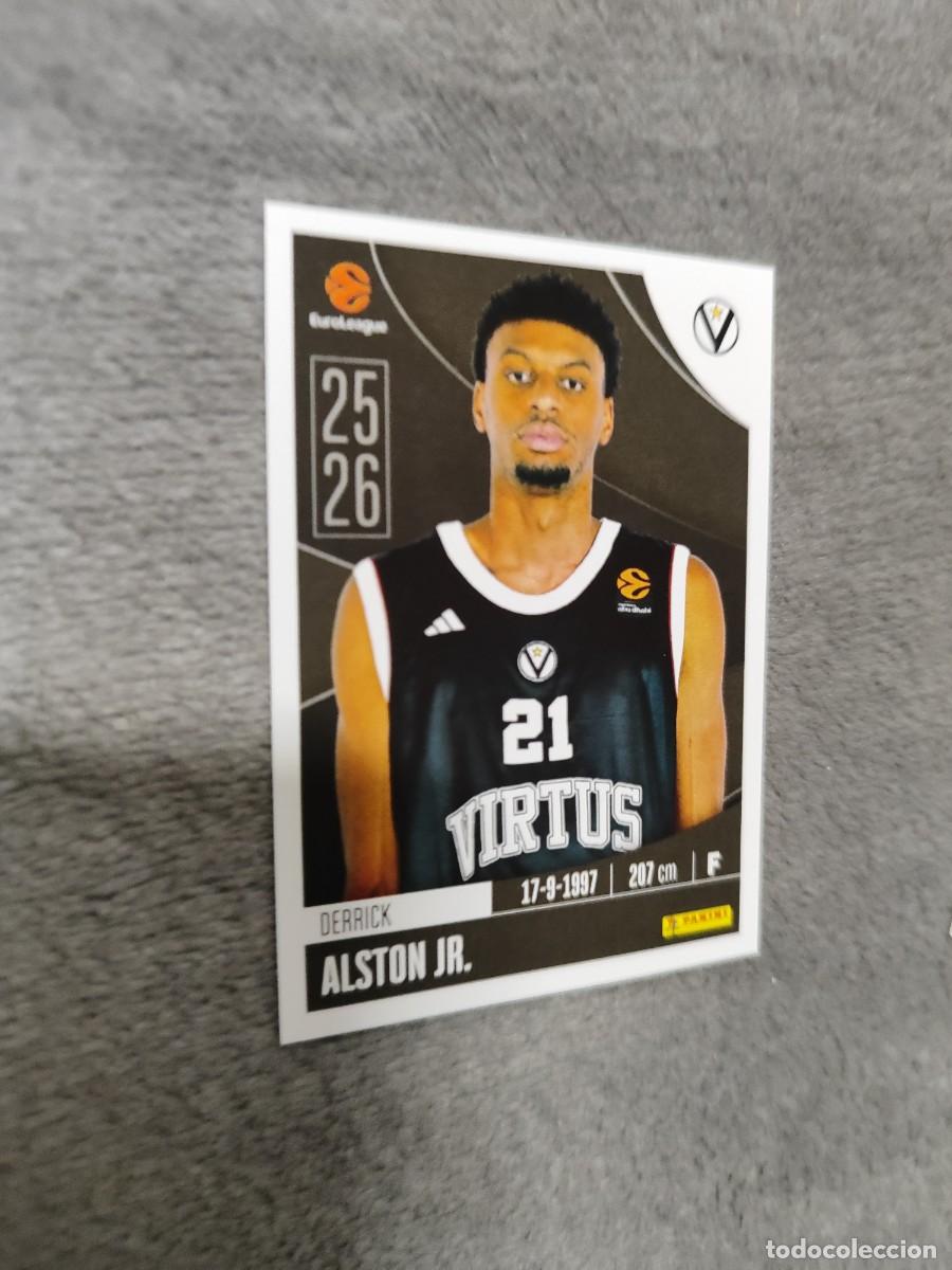 Colecionismo desportivo: 361 DERRICK ALSTON JR. EUROLEAGUE 2025 2026 VIRTUS BOLOGNA PANINI EUROLIGA 25 26 BALONCESTO
