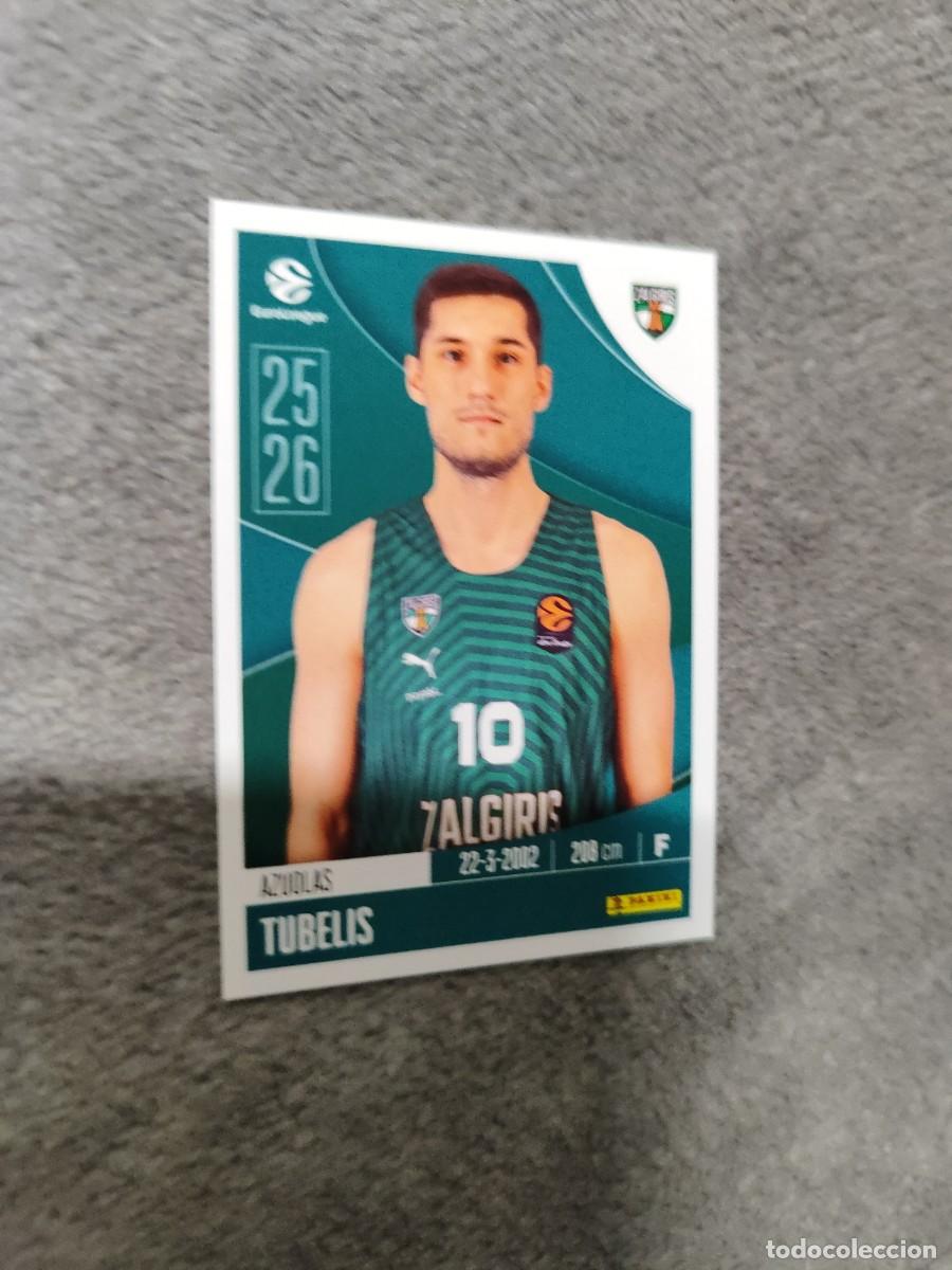 Coleccionismo deportivo: 377 AZUOLAS TUBELIS EUROLEAGUE 2025 2026 ZALGIRIS KAUNAS PANINI EUROLIGA 25 26 BALONCESTO