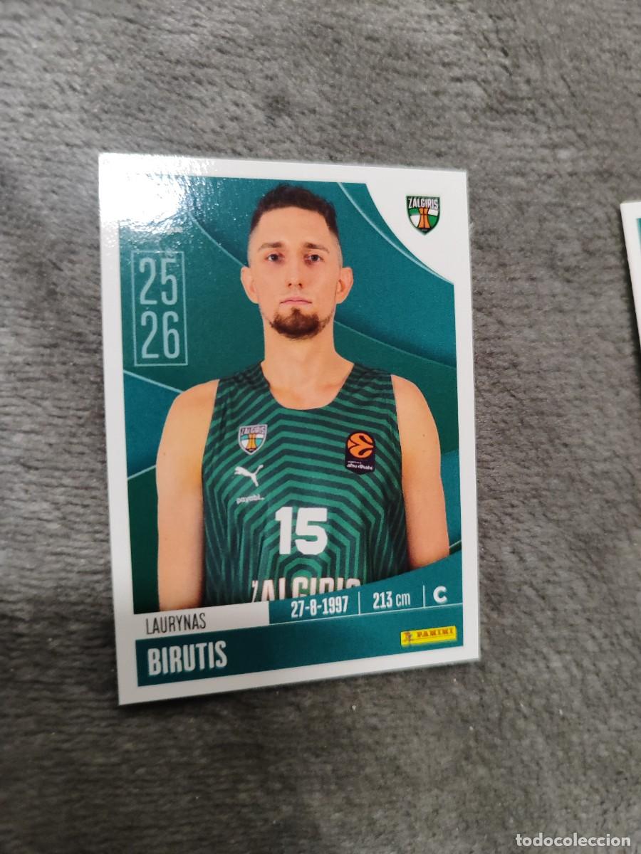 Coleccionismo deportivo: 382 LAURYNAS BIRUTIS EUROLEAGUE 2025 2026 ZALGIRIS KAUNAS PANINI EUROLIGA 25 26 BALONCESTO
