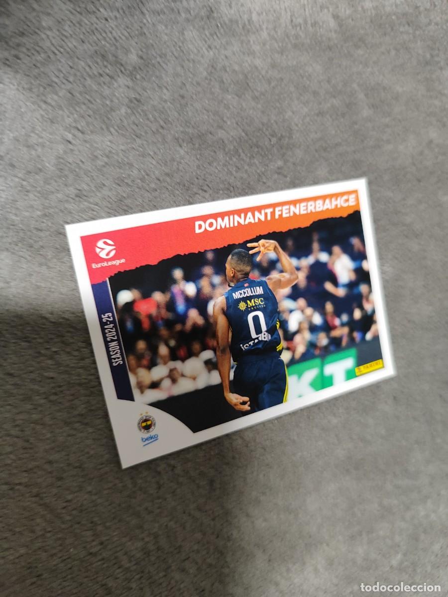 Coleccionismo deportivo: 426 DOMINANT FENERBAHCE (FENERBAHCE) EUROLEAGUE 2025 2026 FINAL FOUR HISTORY PANINI EUROLIGA 25 26
