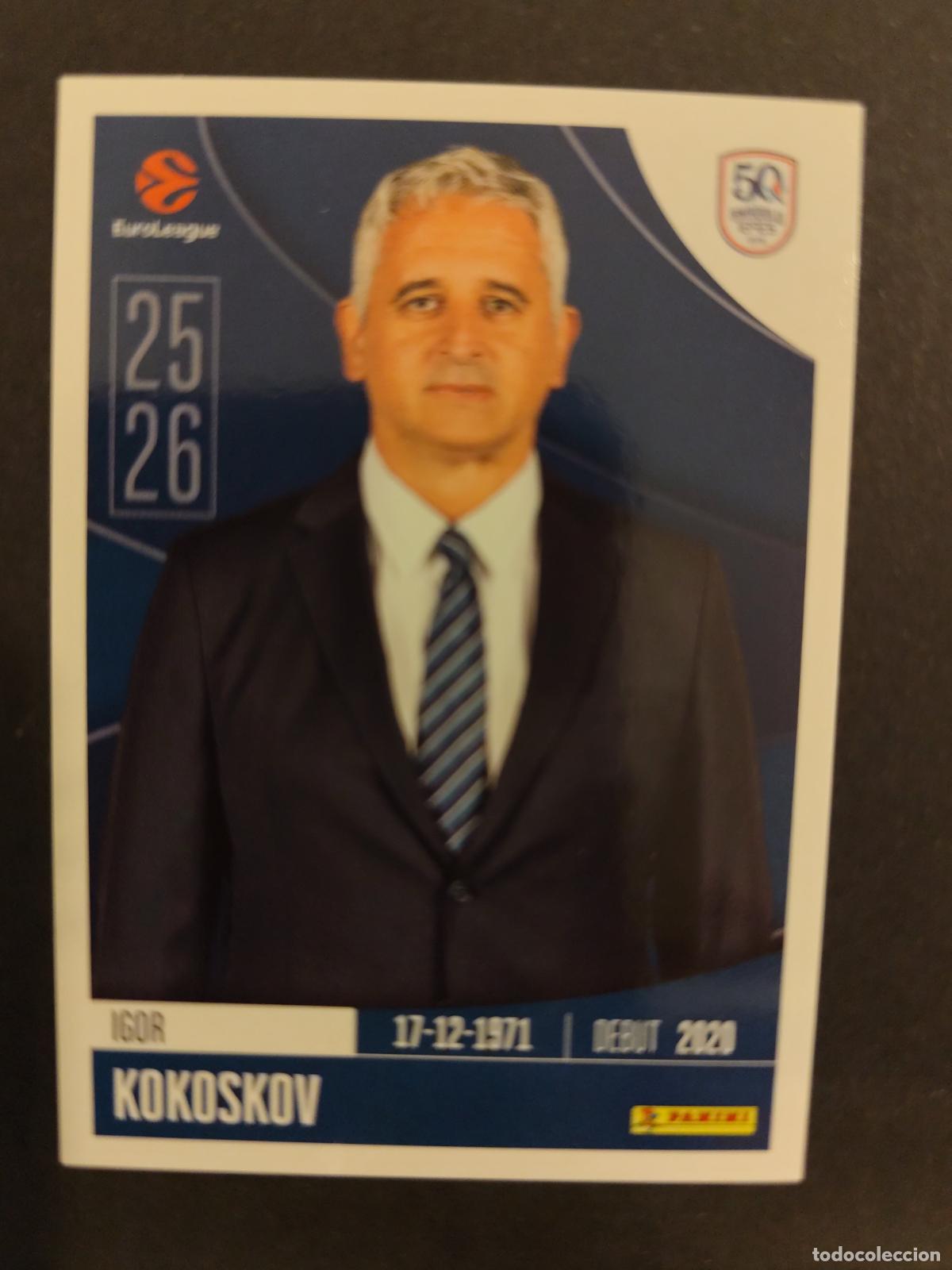 Coleccionismo deportivo: 45 IGOR KOKOSKOV ANADOLU EFES PILSEN EUROLEAGUE 2025 2026 25 26 BALONCESTO