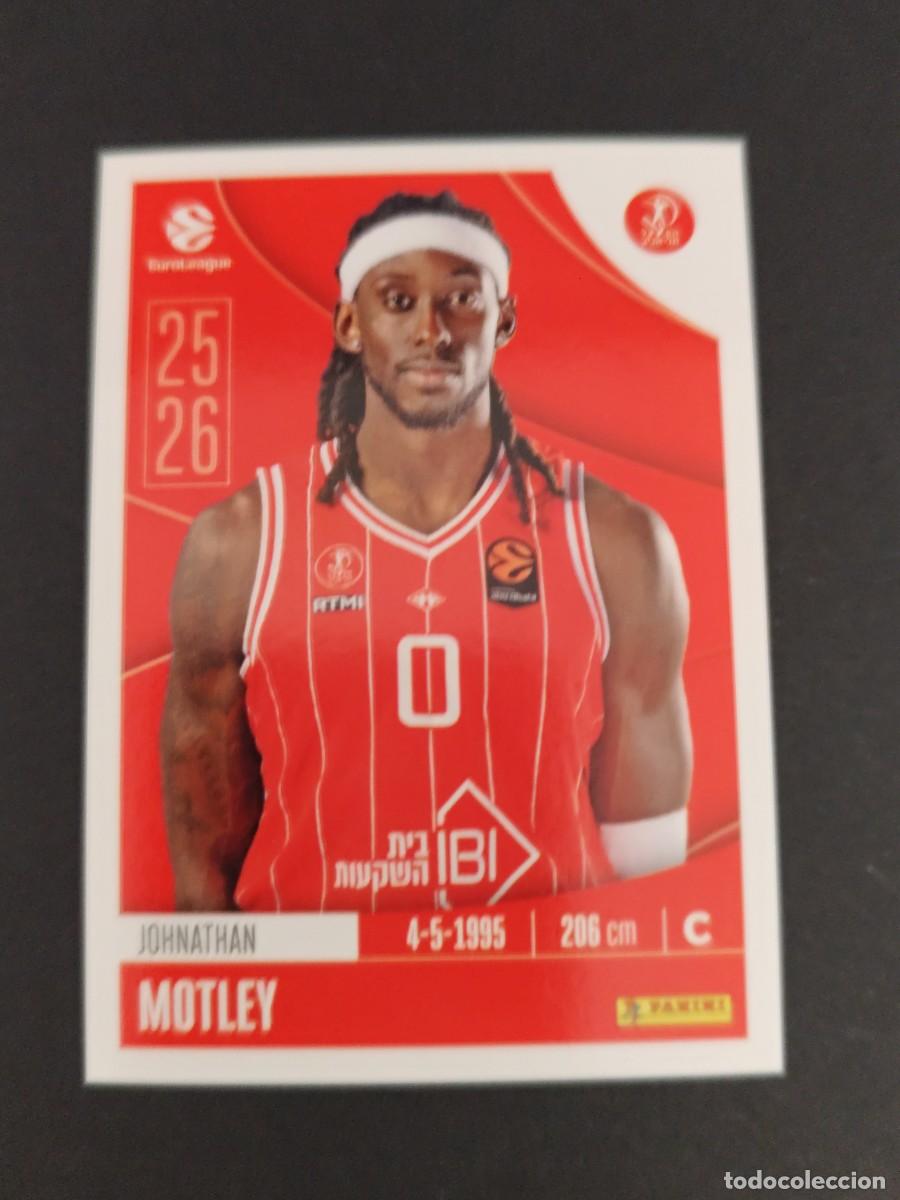 Coleccionismo deportivo: 211 JOHNATHAN MOTLEY HAPOEL TEL AVIV EUROLEAGUE 2025 2026 25 26 BALONCESTO