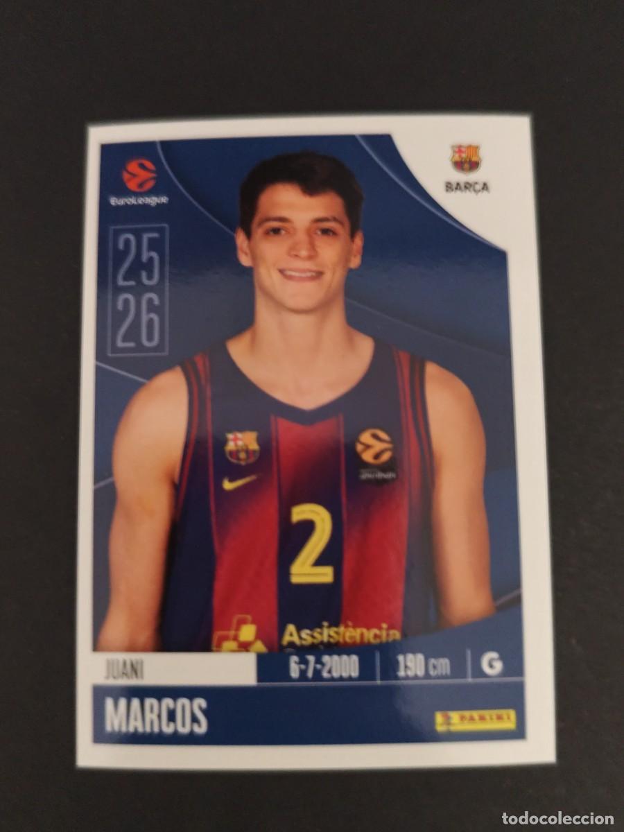 Coleccionismo deportivo: 149 JUANI MARCOS BARCELONA BAR&Ccedil;A EUROLEAGUE 2025 2026 25 26 BALONCESTO