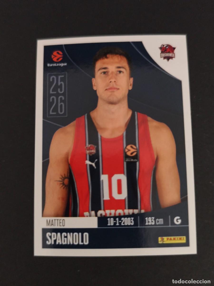 Coleccionismo deportivo: 84 MATTEO SPAGNOLO BASKONIA EUROLEAGUE 2025 2026 25 26 BALONCESTO