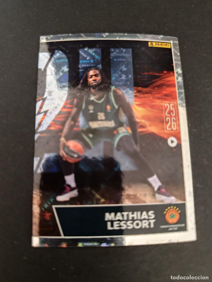 Coleccionismo deportivo: 33 MATHIAS LESSORT PANATHINAIKOS HEAD TO HEAD EUROLEAGUE 2025 2026 25 26 BALONCESTO