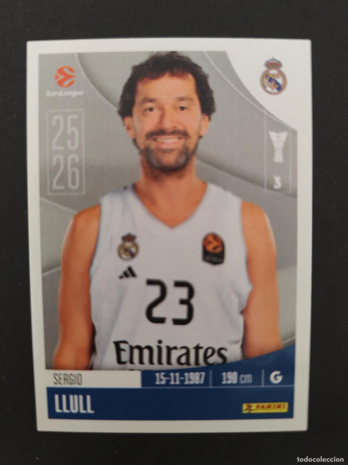 Coleccionismo deportivo: 320 SERGIO LLULL REAL MADRID EUROLEAGUE 2025 2026 25 26 BALONCESTO