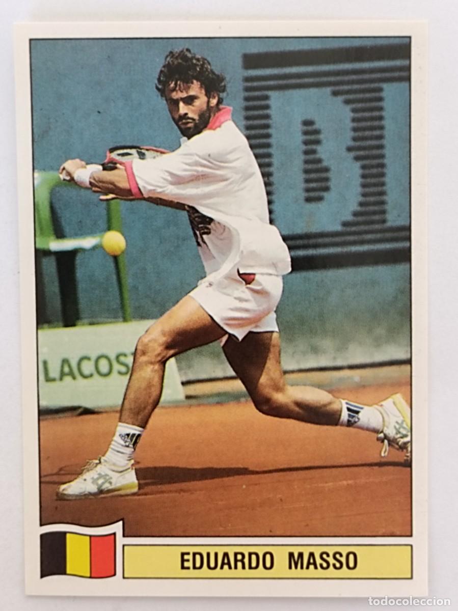 Coleccionismo deportivo: #108 EDUARDO MASSO (BELGICA) TENNIS ATP TOUR PANINI