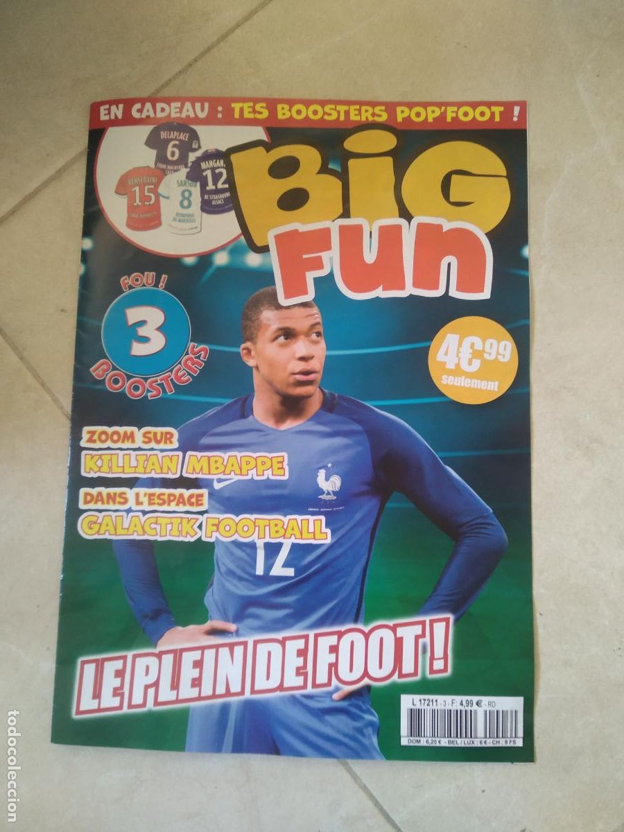 Coleccionismo deportivo: TIPO REVISTA DE FUTBOL POSTER KYLIAN MBAPPE PARIS SAINT GERMAIN