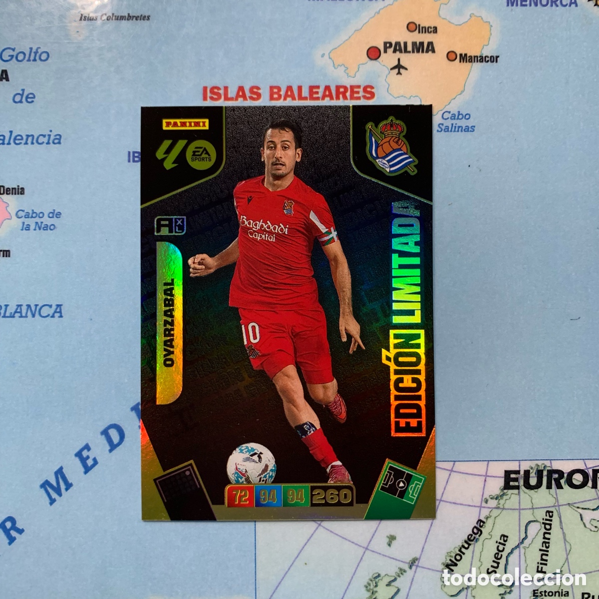 Coleccionismo deportivo: Oyarzabal Edici&oacute;n Limitada De la Real Sociedad cromo adrenalyn XL 25-26 2025-2026