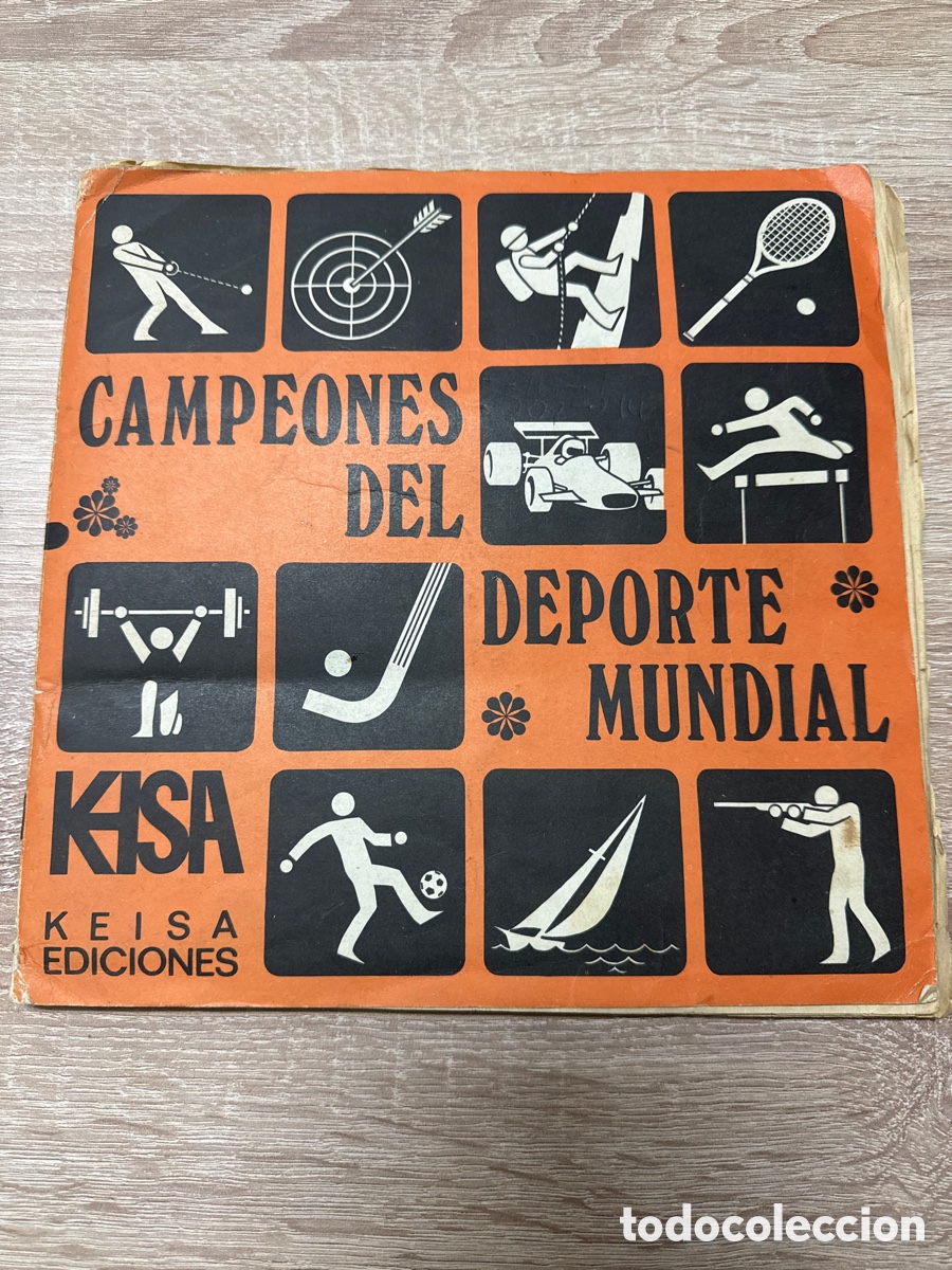 Coleccionismo deportivo: 1974 KEISA CAMPEONES DEL DEPORTE MUNDIAL ALBUM COMPLETO CASSIUS CLAY NIKI LAUDA
