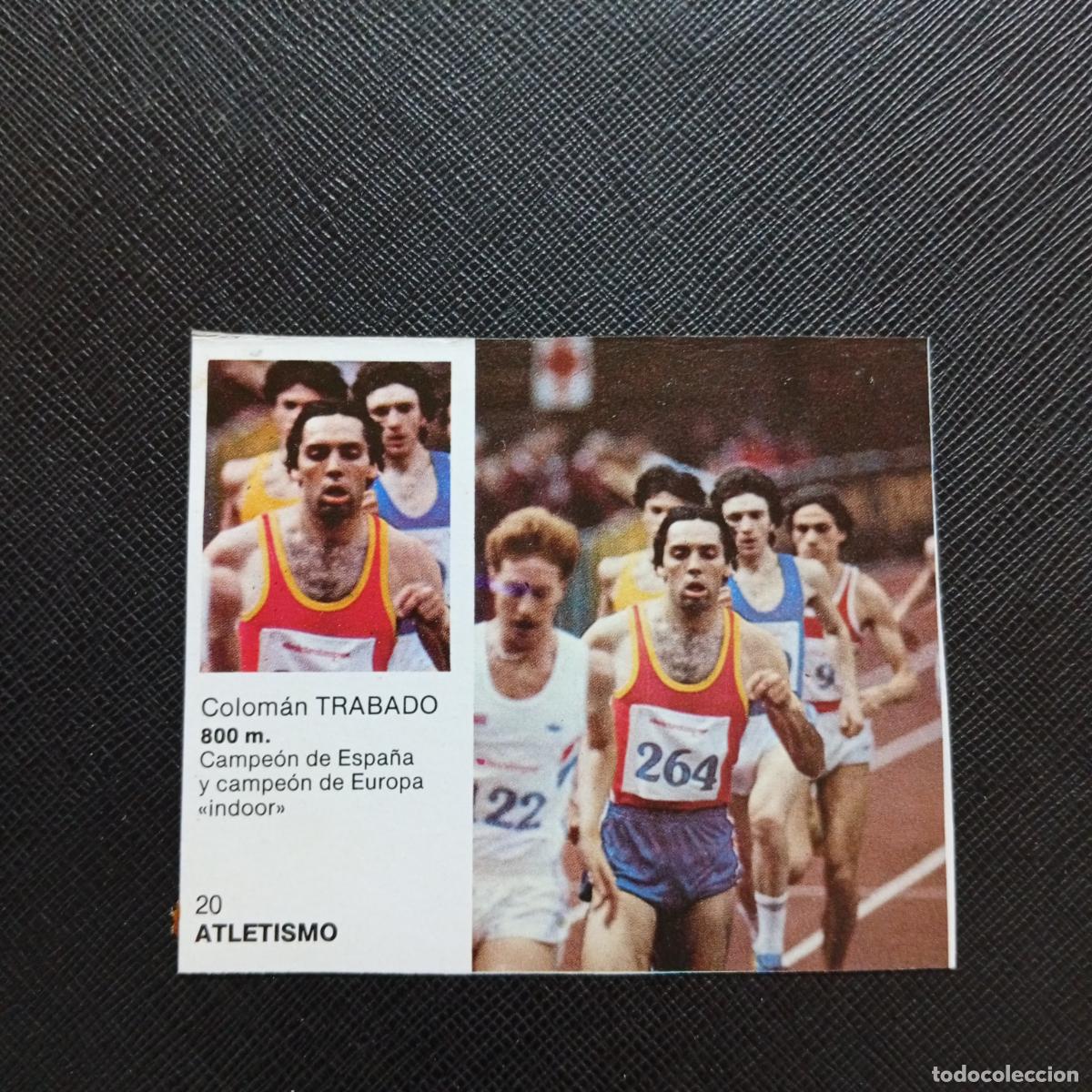 Coleccionismo deportivo: 20 TRABADO ATLETISMO BRUGUERA ASES DEL DEPORTE MUNDIAL 1983 CROMO 83 - DESPEGADO - B