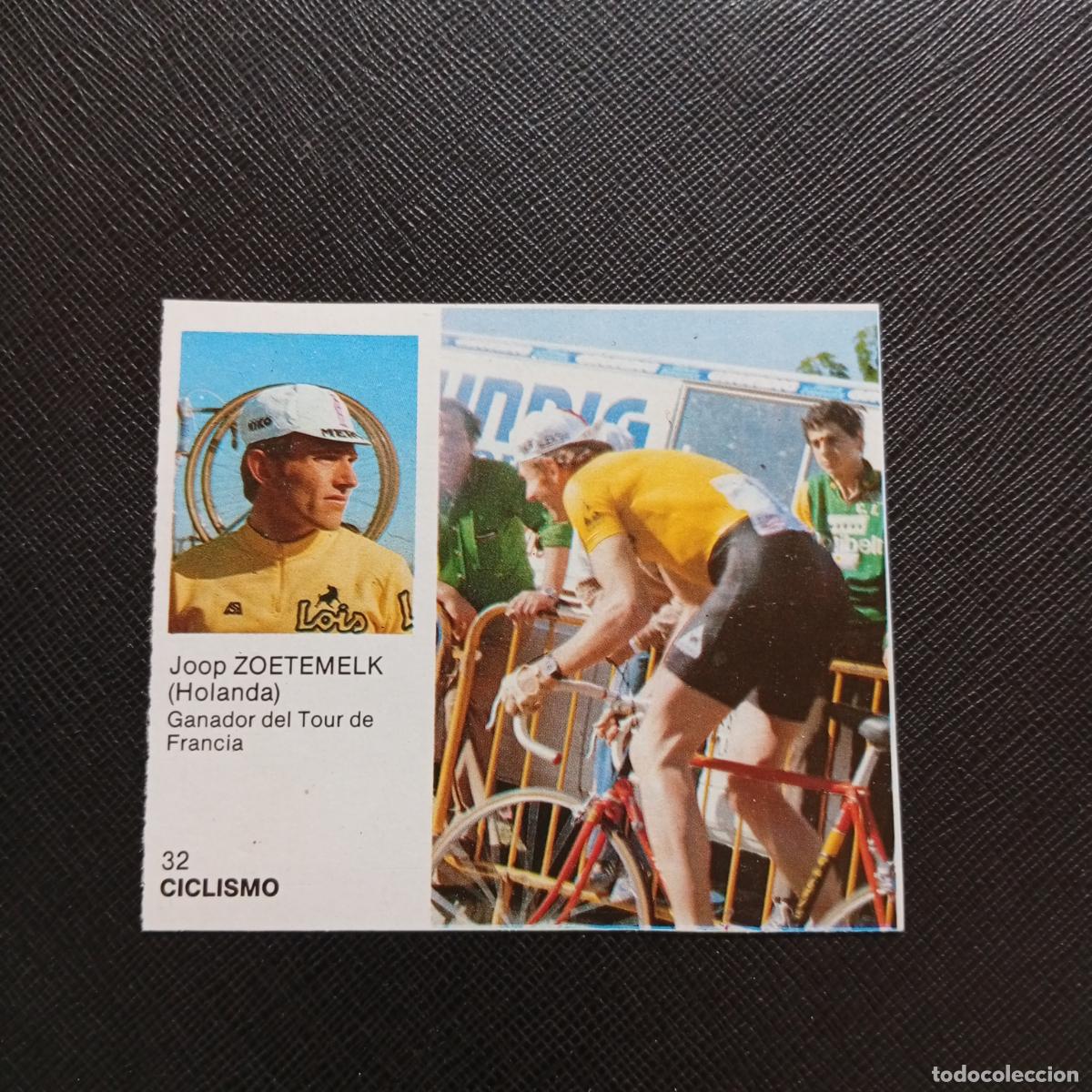 Coleccionismo deportivo: 32 ZOETEMELK CICLISMO BRUGUERA ASES DEL DEPORTE MUNDIAL 1983 CROMO 83 - DESPEGADO - C