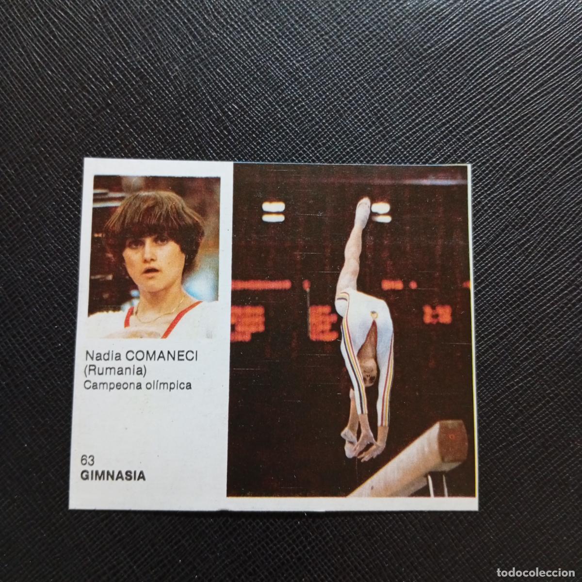 Coleccionismo deportivo: 63 COMANECI GIMNASIA BRUGUERA ASES DEL DEPORTE MUNDIAL 1983 CROMO 83 - DESPEGADO - B