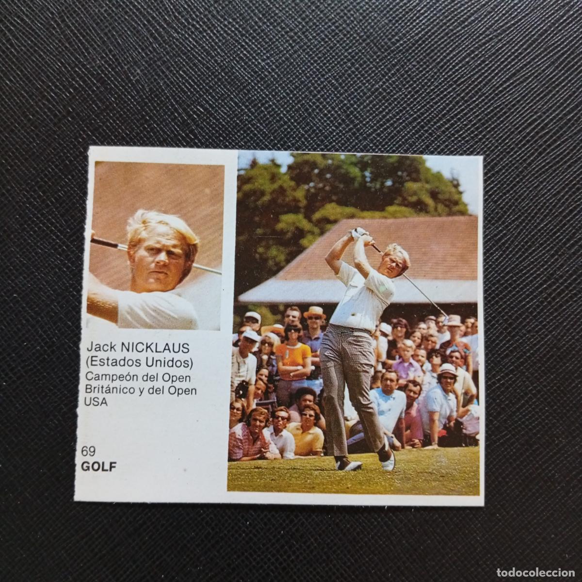 Coleccionismo deportivo: 69 NICKLAUS BRUGUERA ASES DEL DEPORTE MUNDIAL 1983 CROMO 83 - DESPEGADO - B