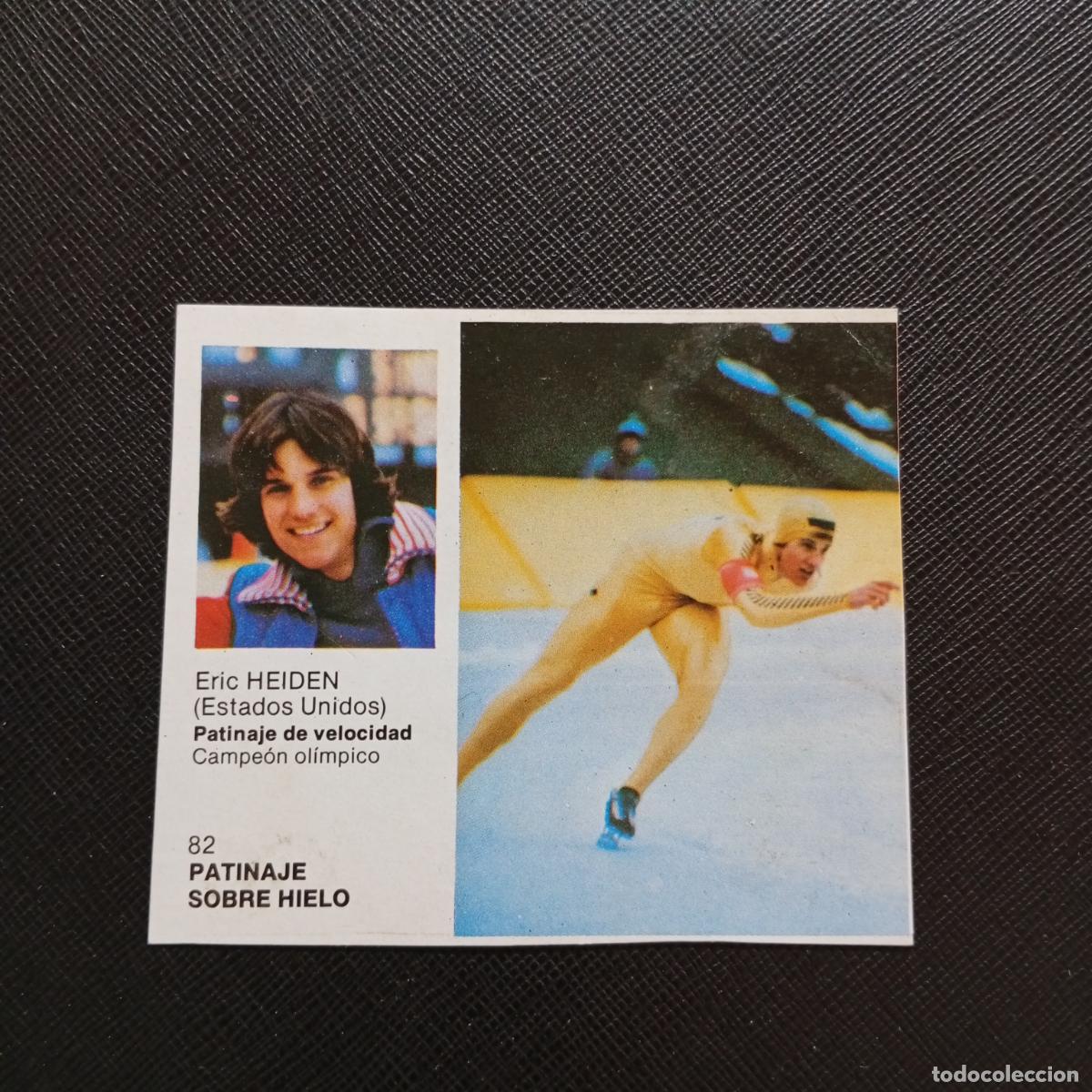 Coleccionismo deportivo: 82 HEIDEN PATINAJE HIELO BRUGUERA ASES DEL DEPORTE MUNDIAL 1983 CROMO 83 - DESPEGADO - C