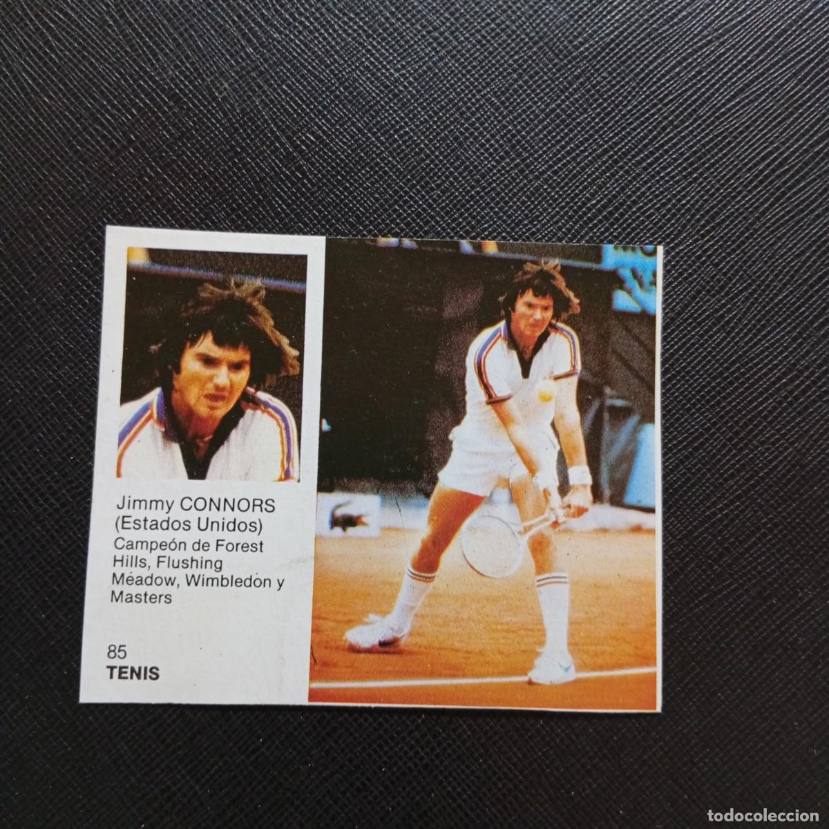 Coleccionismo deportivo: 85 CONNORS TENIS BRUGUERA ASES DEL DEPORTE MUNDIAL 1983 CROMO 83 - DESPEGADO - B