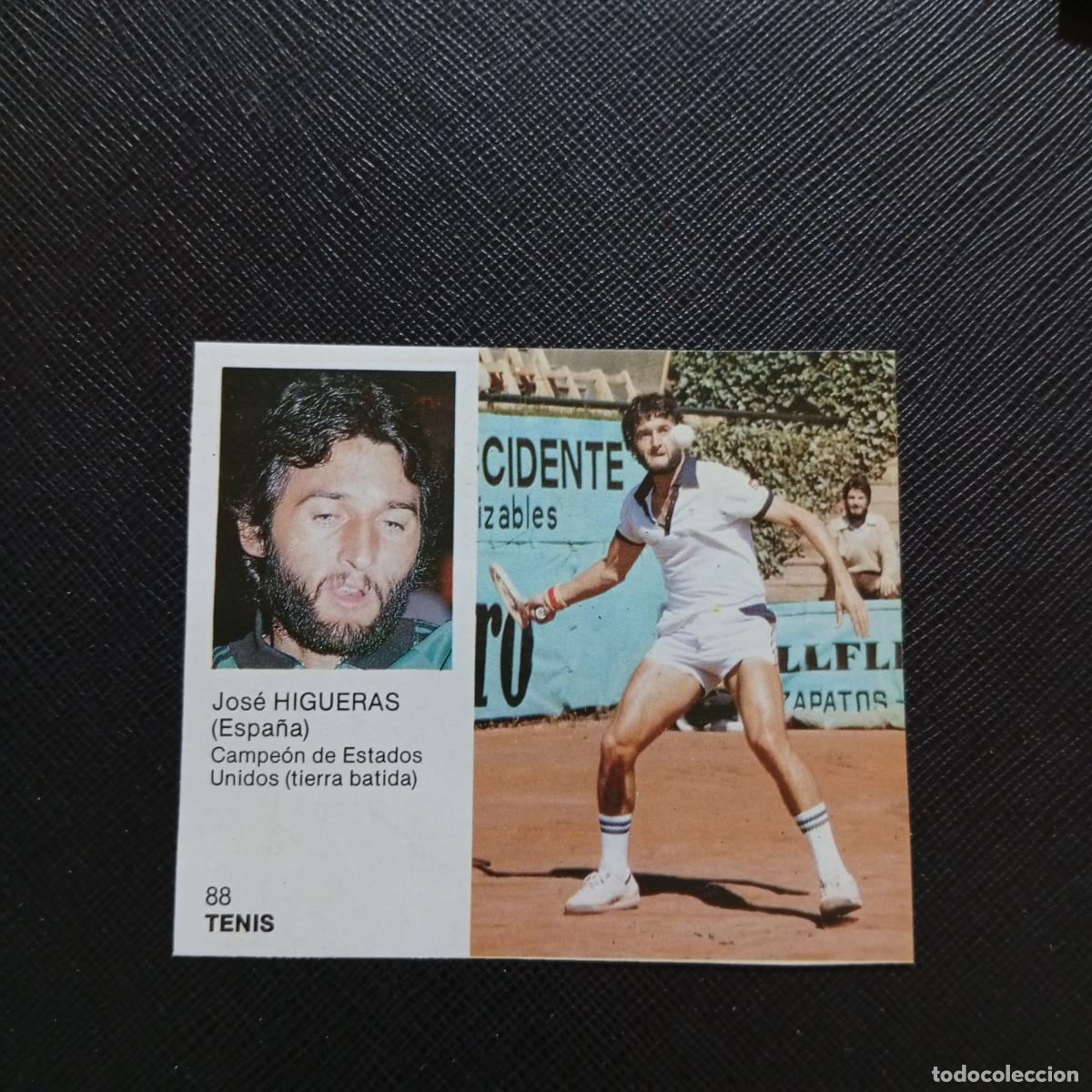Coleccionismo deportivo: 88 HIGUERAS TENIS BRUGUERA ASES DEL DEPORTE MUNDIAL 1983 CROMO 83 - DESPEGADO - C