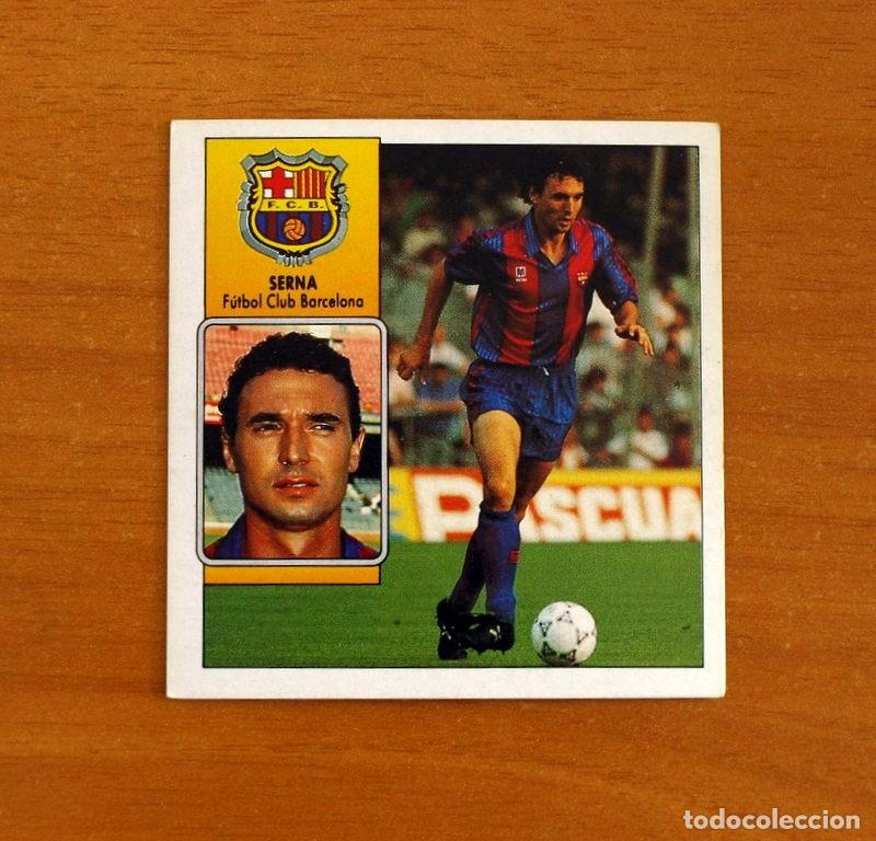 Coleccionismo deportivo: F&uacute;tbol Club Barcelona - Serna - Ediciones Este Liga 1992-1993, 92-93 - Nunca pegado