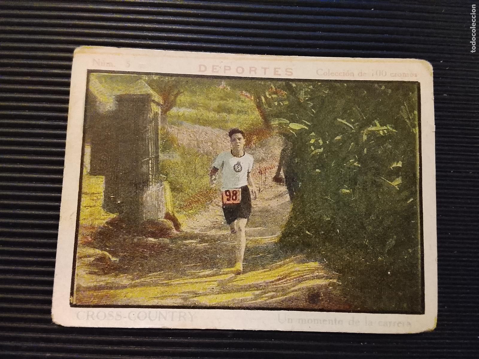 Coleccionismo deportivo: CROSS COUNTRY - DEPORTES - NUMERO 5 - CASA PUJOL , BARCELONA - CROMO ANTIGUO -(115.978-4)