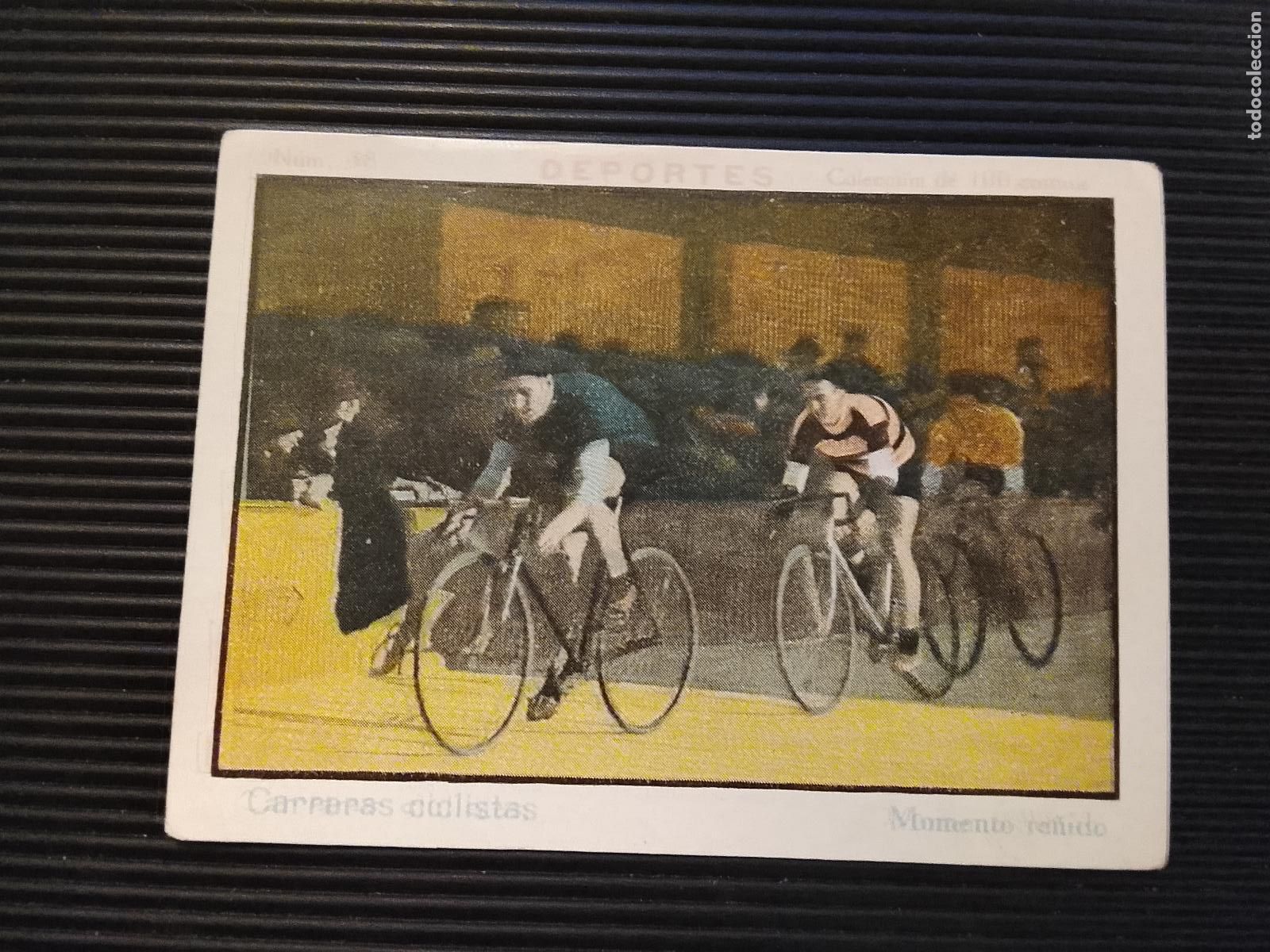 Coleccionismo deportivo: CICLISMO - DEPORTES - NUMERO 58 - CHOCOLATES SULTANA JOAQUIN TORNER - CROMO ANTIGUO -(115.978-5)