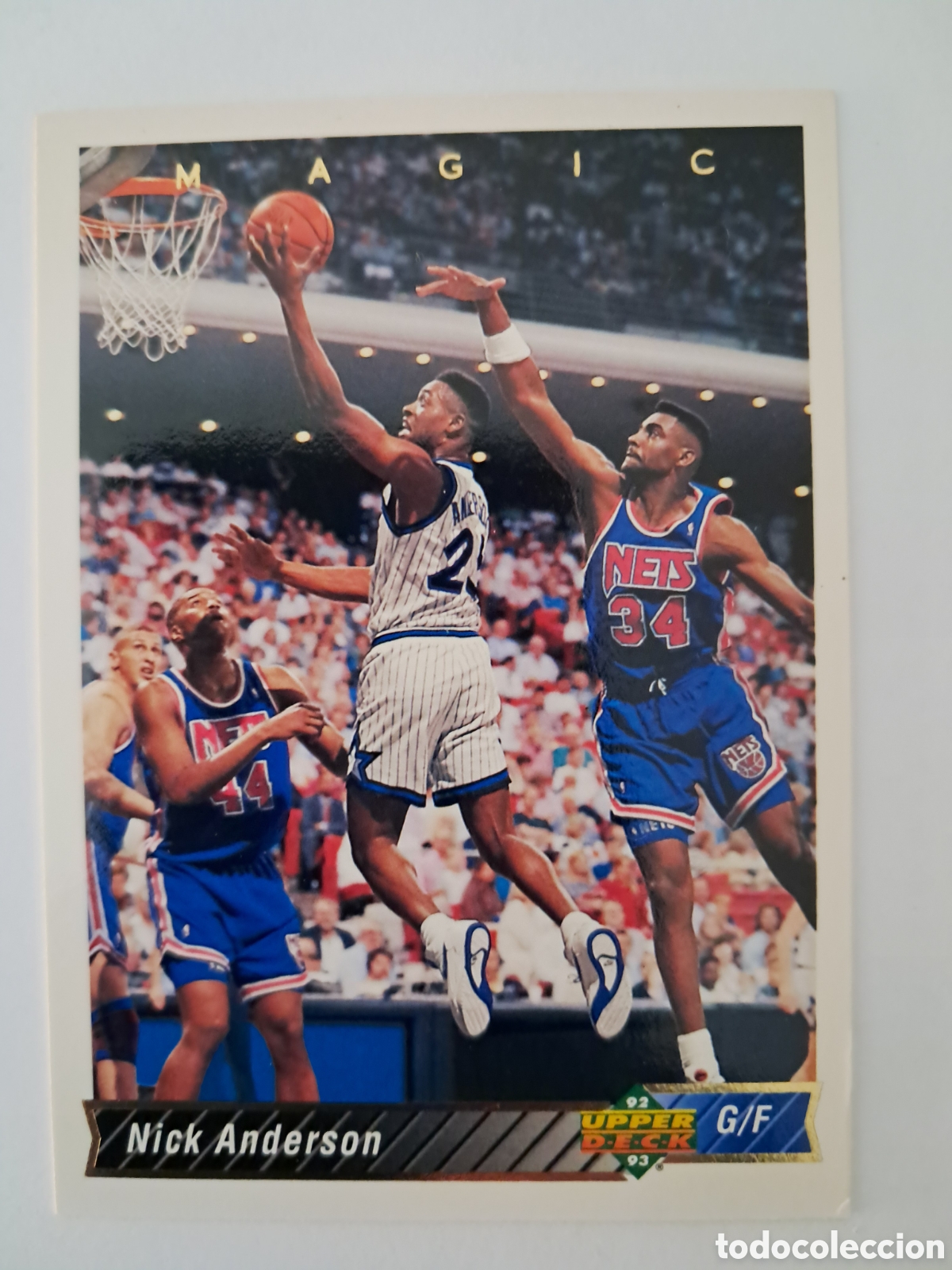 Coleccionismo deportivo: 219 Nick Anderson upper deck 1992-93