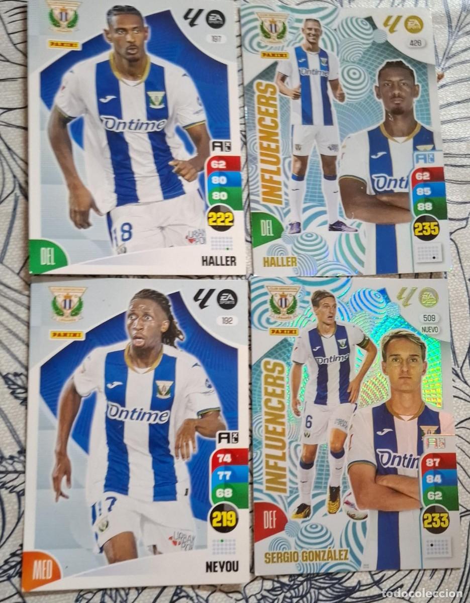 Coleccionismo deportivo: ADRENALYN XL 2024-2025 LEGAN&Eacute;S 4 CROMOS.
