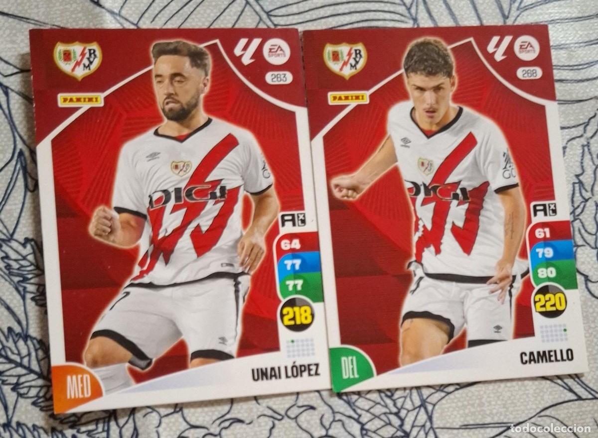 Coleccionismo deportivo: ADRENALYN XL 2024-2025 REAL VALLECANO 2 CROMOS.