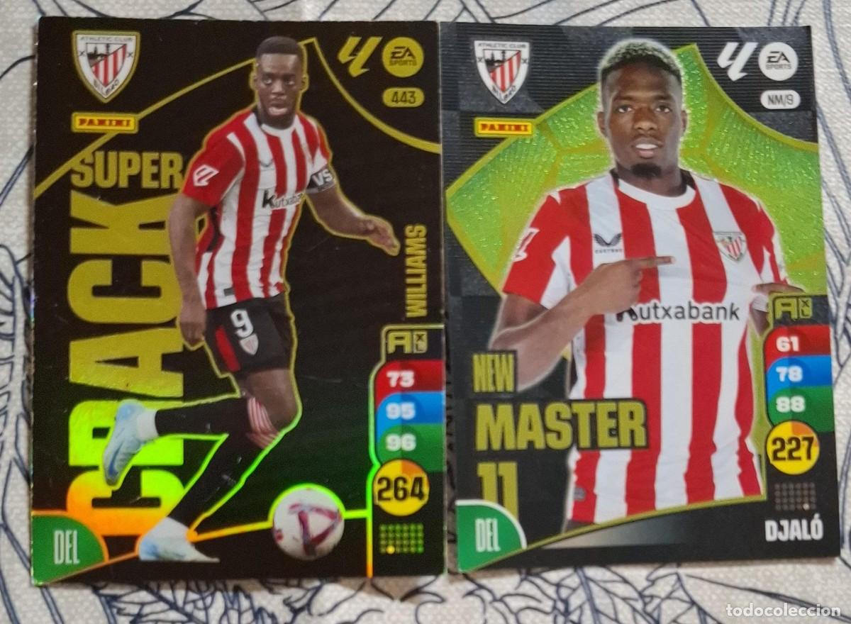 Coleccionismo deportivo: ADRENALYN XL 2024-2025 ATHLETIC CLUB 2 CROMOS.