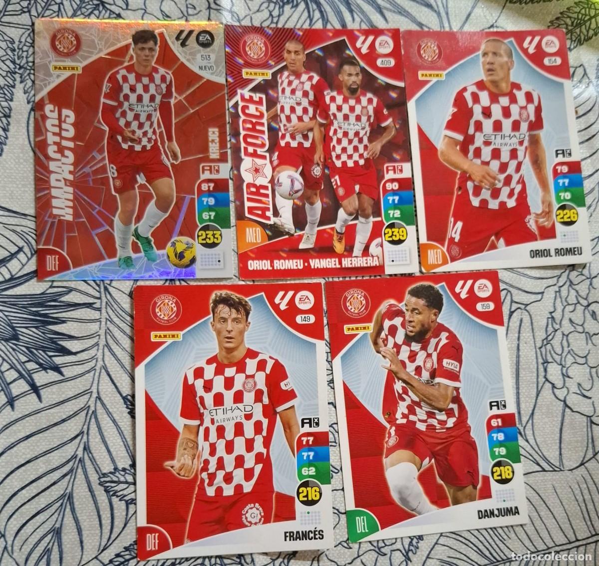 Coleccionismo deportivo: ADRENALYN XL 2024-2025 GIRONA 5 CROMO.