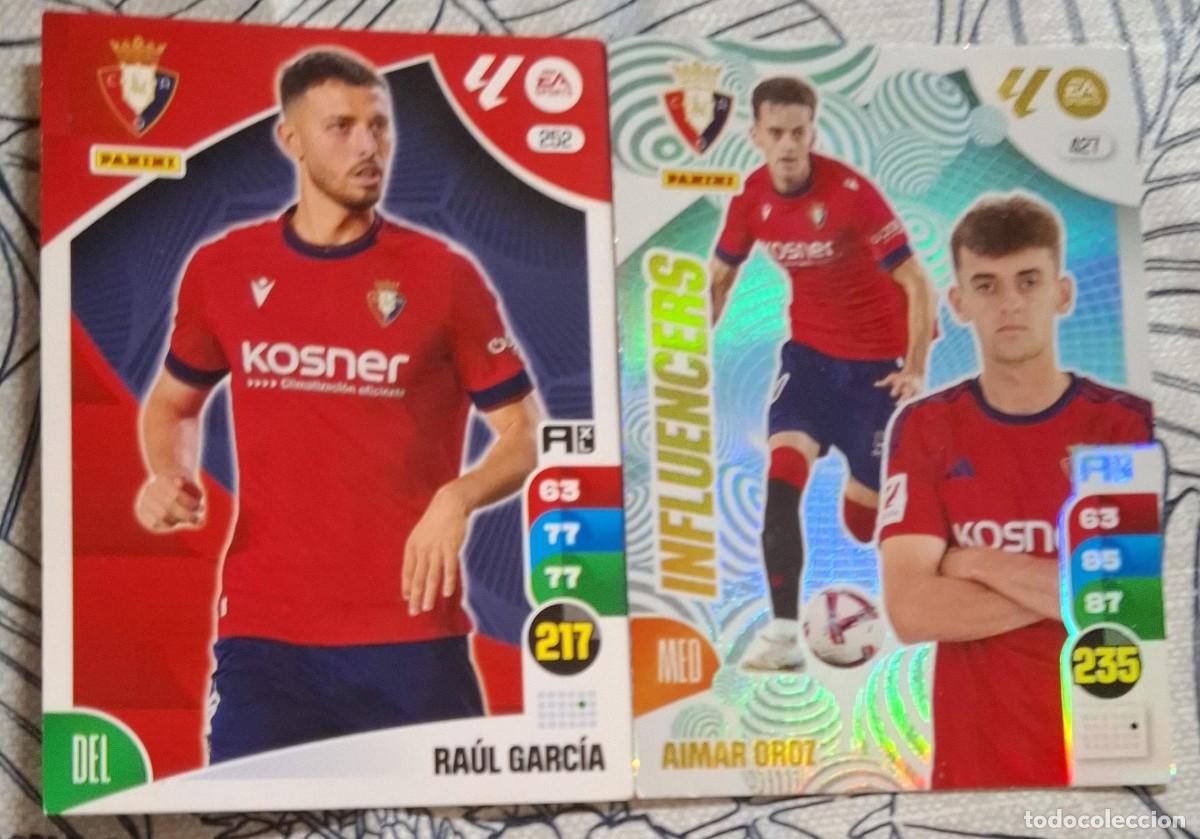 Coleccionismo deportivo: ADRENALYN XL 2024-2025 OSASUNA 2 CROMO.