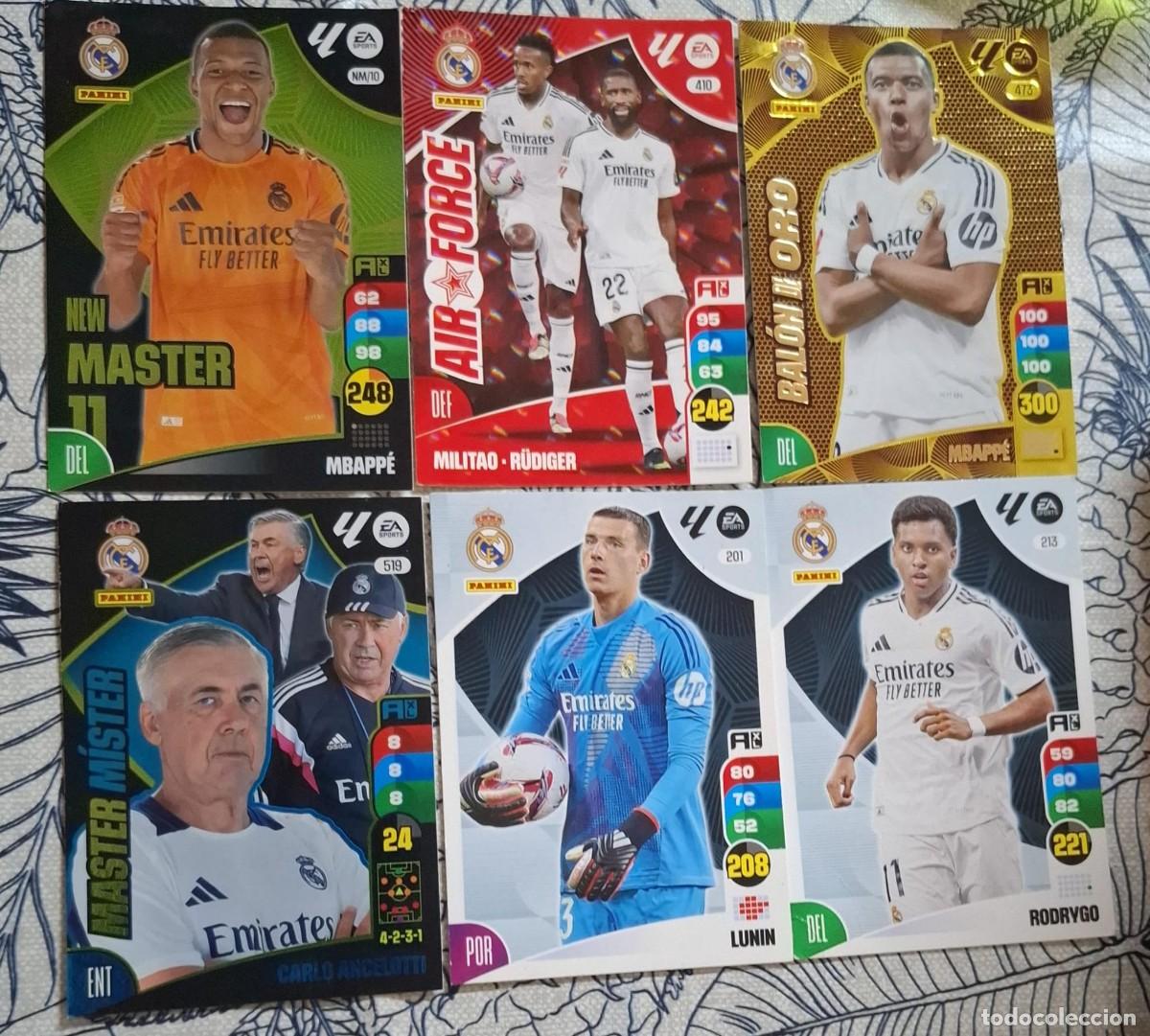 Coleccionismo deportivo: ADRENALYN XL 2024-2025 MADRID 6 CROMO.