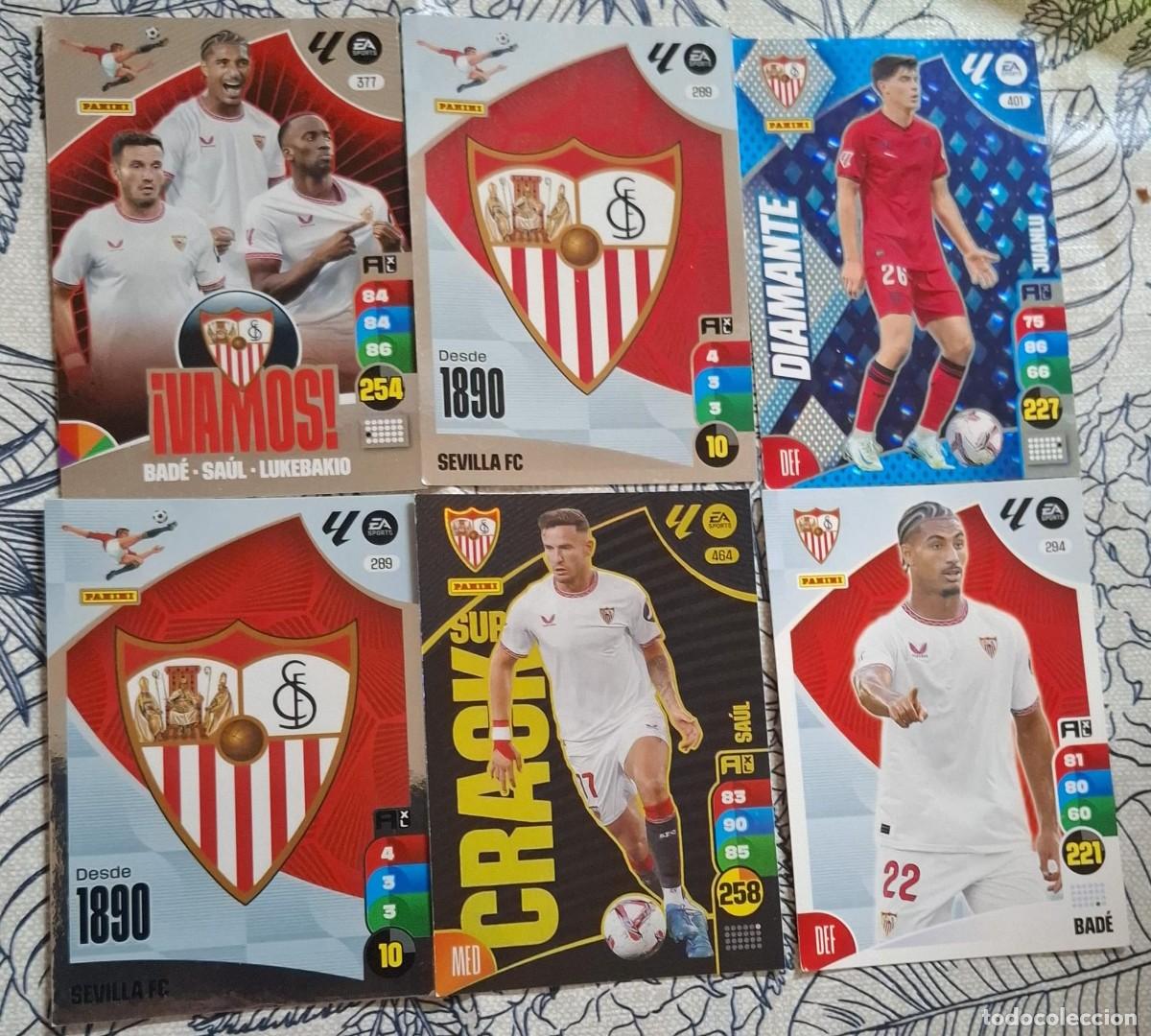 Coleccionismo deportivo: ADRENALYN XL 2024-2025 SEVILLA 6 CROMO.