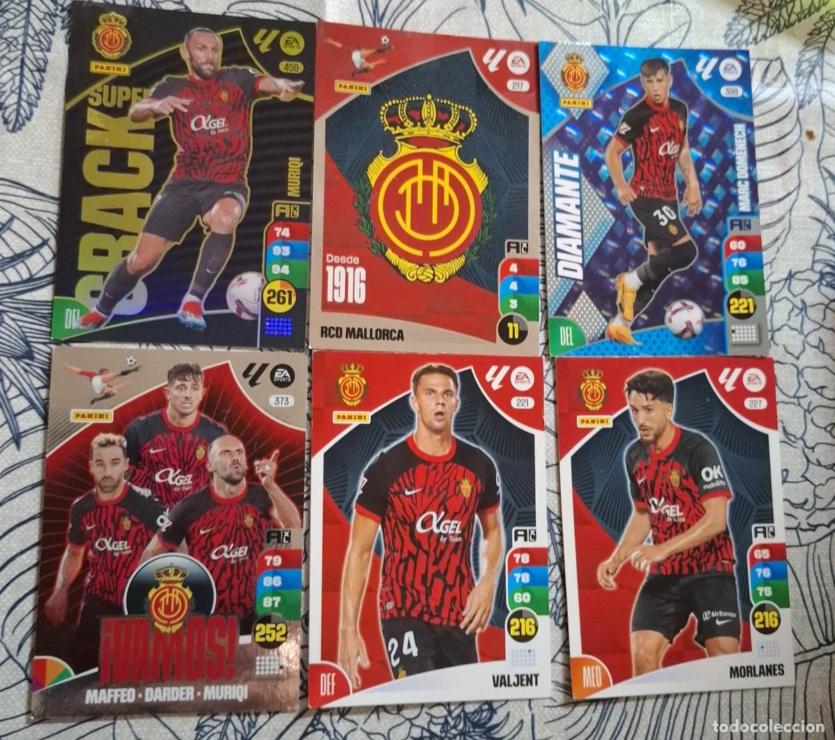 Coleccionismo deportivo: ADRENALYN XL 2024-2025 MALLORCA 6 CROMO.