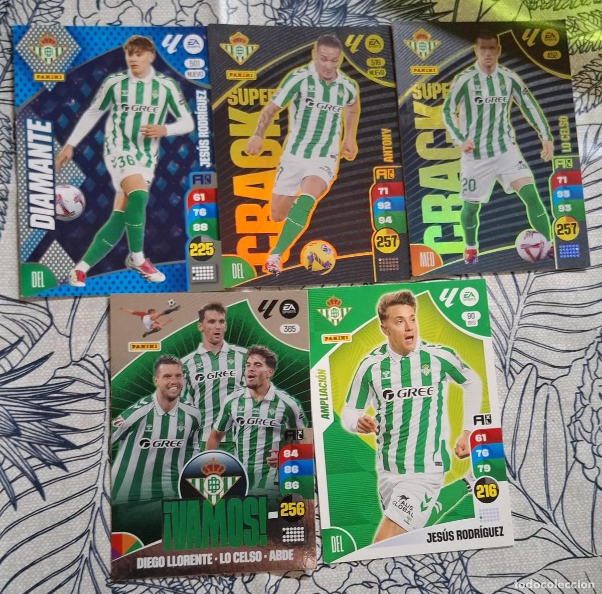 Coleccionismo deportivo: ADRENALYN XL 2024-2025 Betis 5 CROMO.