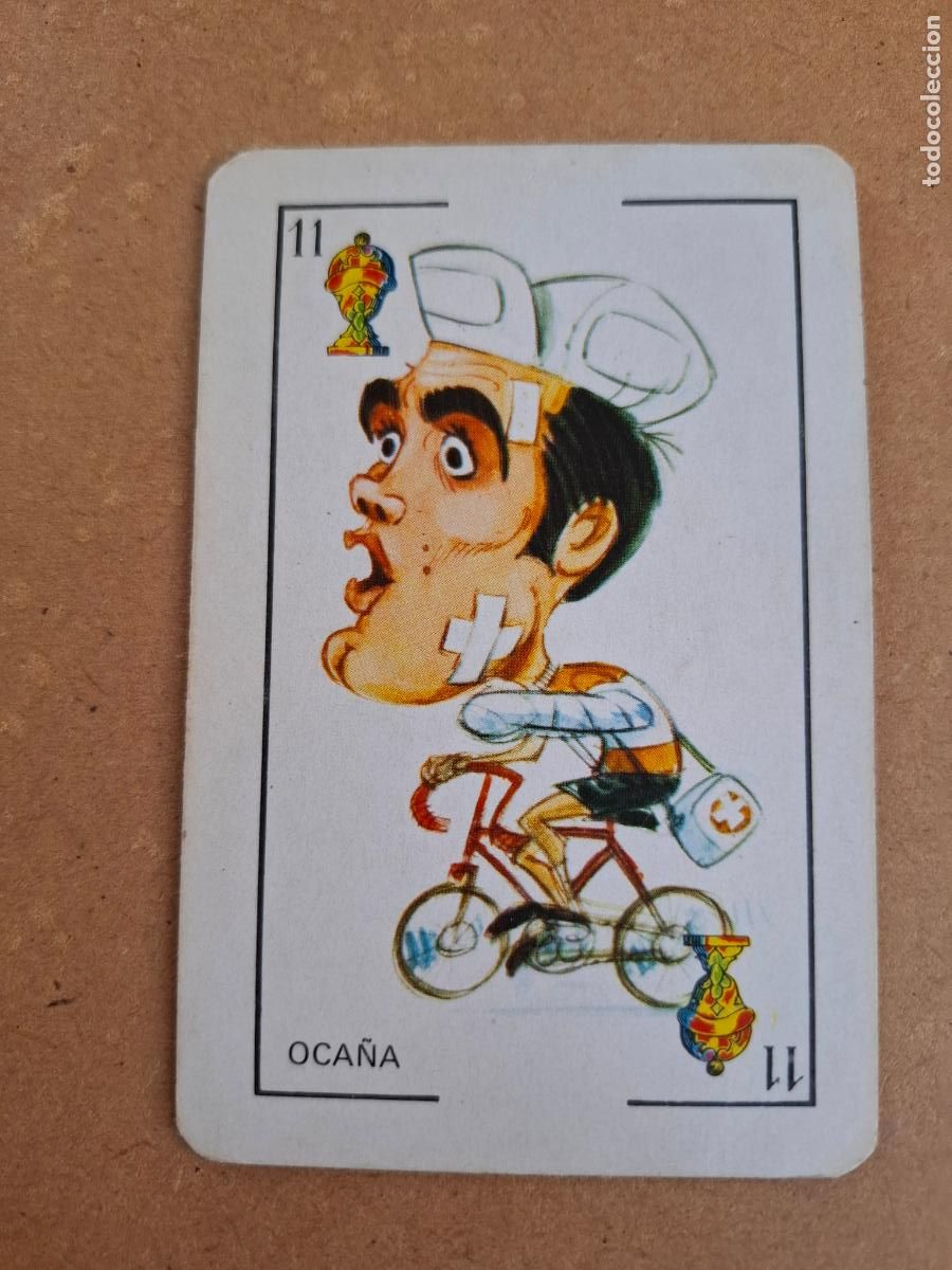 Sammelleidenschaft Sport: CARTA BARAJA EDICIONES AMAIKA 1975 - LUIS OCA&Ntilde;A - CICLISMO