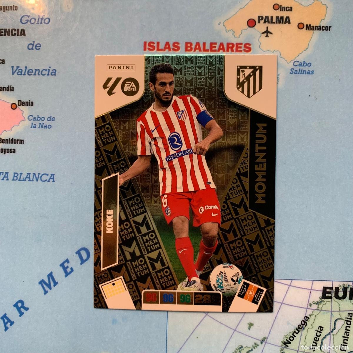 Coleccionismo deportivo: Koke Momentum Del Atl&eacute;tico de Madrid cromo adrenalyn XL 25-26 2025-2026