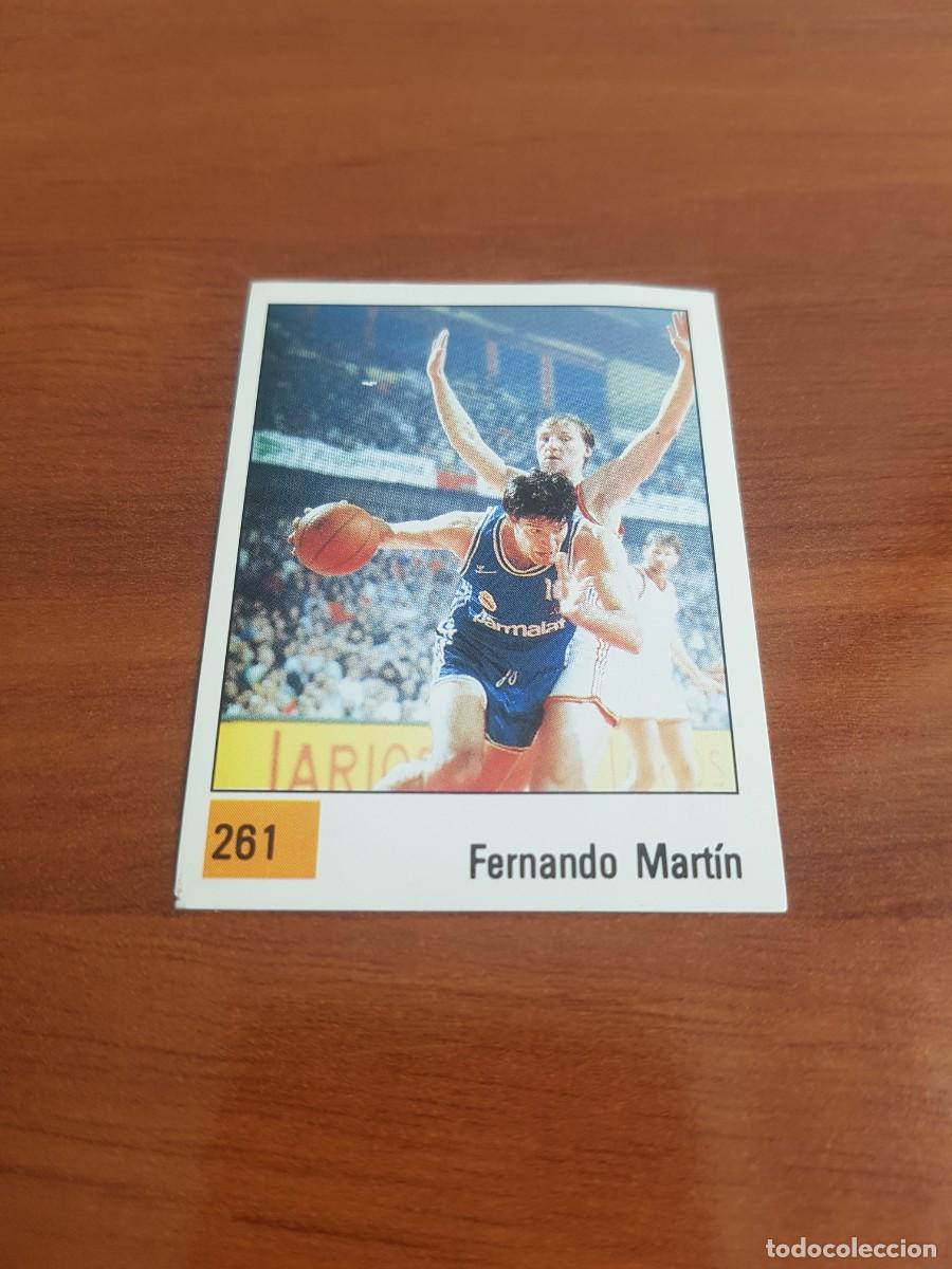 Coleccionismo deportivo: 261 FERNANDO MARTIN (REAL MADRID) LIGA ACB BASKET 90 PANINI - BALONCESTO