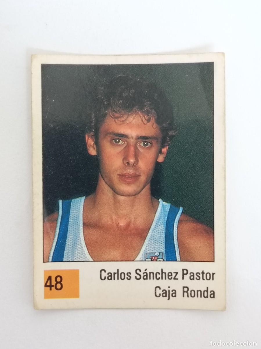 Coleccionismo deportivo: #48 CARLOS SANCHEZ PASTOR (CAJA RONDA) LIGA ACB BASKET 90 PANINI